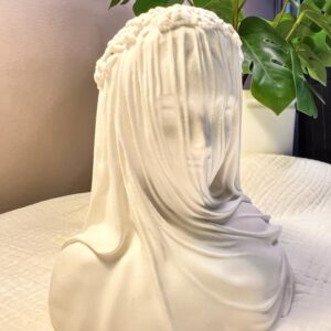 Statuette Femme Buste de la Vierge Voilée